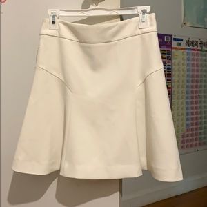 white mini skirt